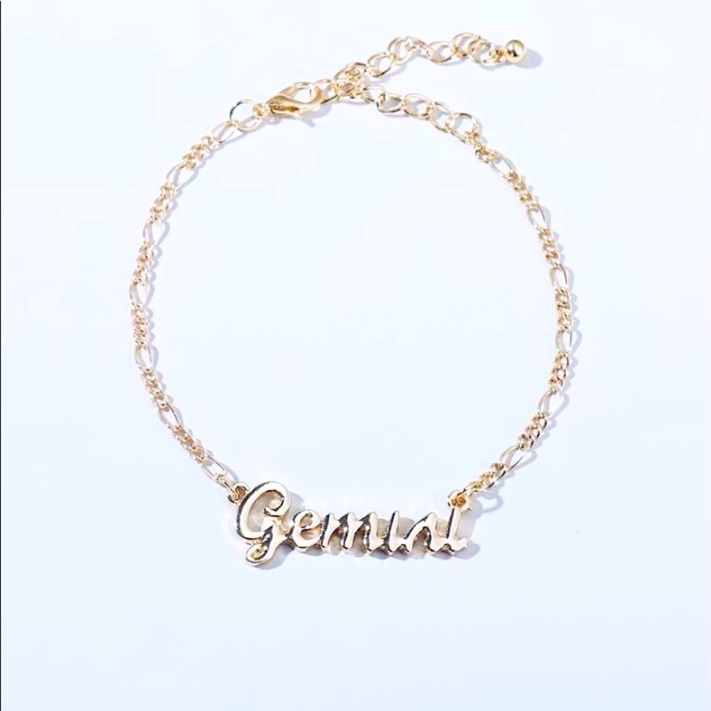 Zodiac Golden Link Bracelet Gemini